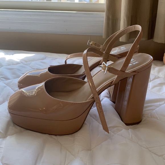 Mix No. 6 Shoes - Mix No. 6 Chunk Nude Heel